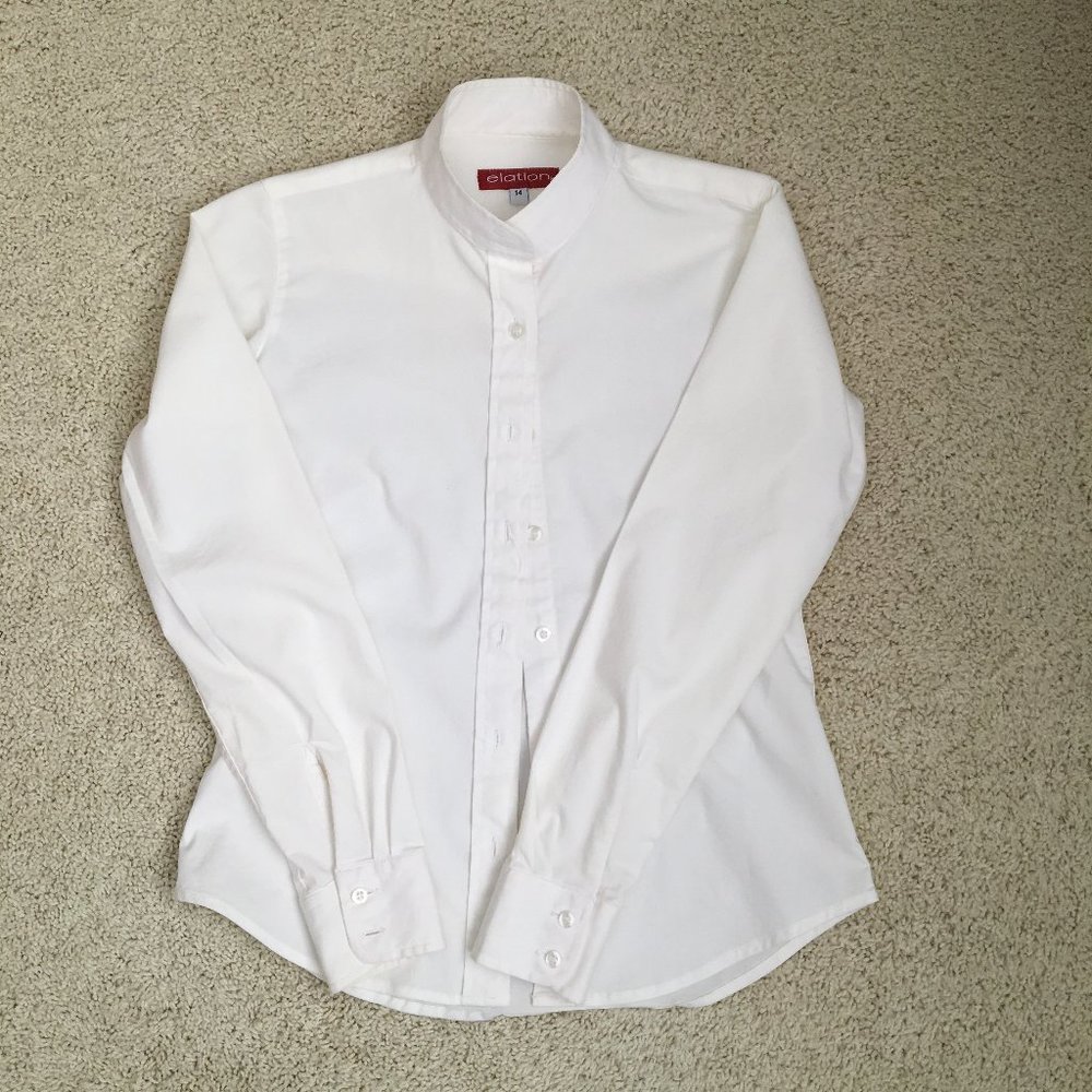 Greenhawk Elation Wrap Collar Equestrian Children's Show Shirt